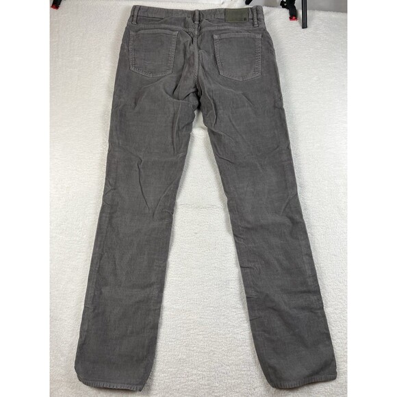 Bonobos Men's Button Closure Pockets Corduroy Straight Leg Pants Gray Size 34 - Picture 7 of 8